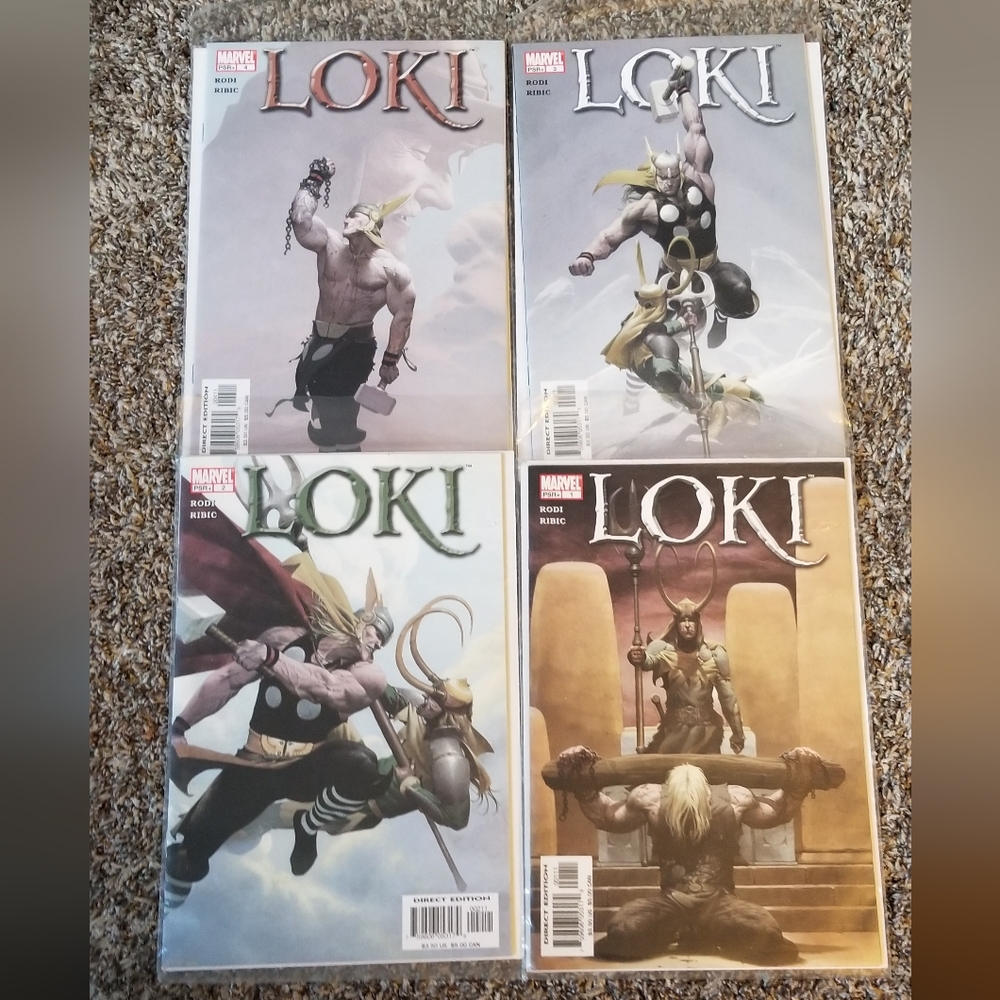 Set of Loki comics 1-4